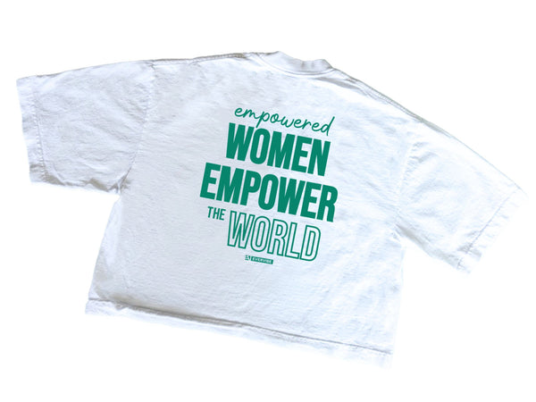 Empowered Women Crop T-shirt-Green | Pre-Order