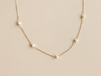 Adrienne Gold-Filled Pearl Necklace