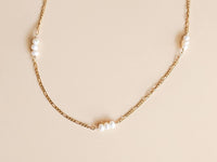 Mariel Gold-Filled Pearl Necklace