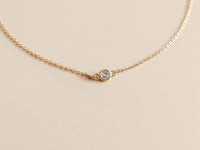 Sofie Solitaire Gold-Filled Necklace