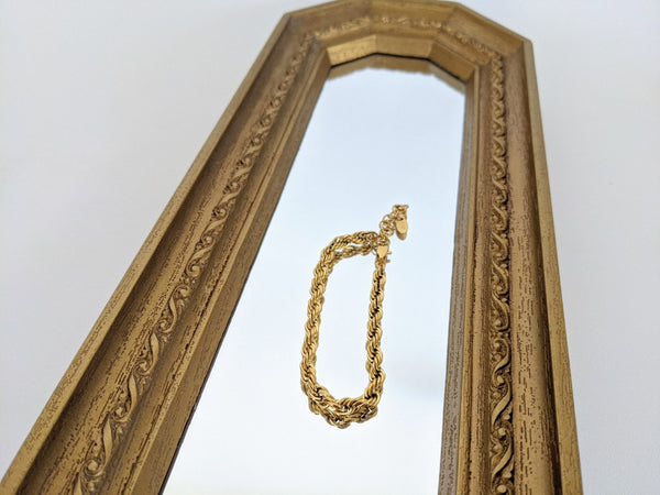 Sample Gold-Filled Rope Chain Bracelet