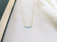 Hali Gold-Filled Turquoise Necklace
