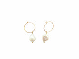 Genevieve Gold-Filled Pearl Earrings