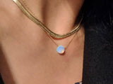 Phoenix Opal Gold-Filled Necklace
