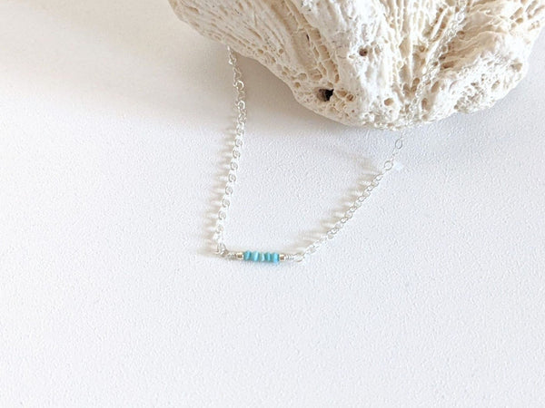 Aspen Sterling Silver Turquoise Necklace